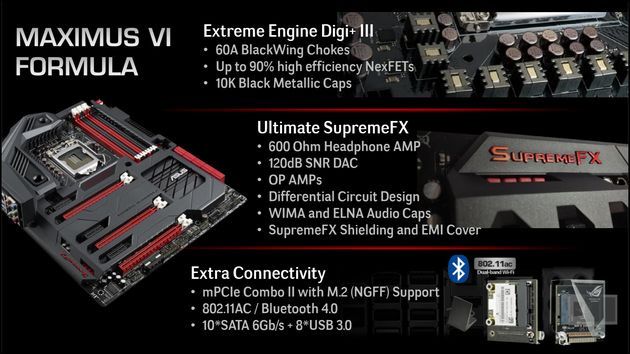 ASUS ROG Maximus Vi Formula płyta główna slajd