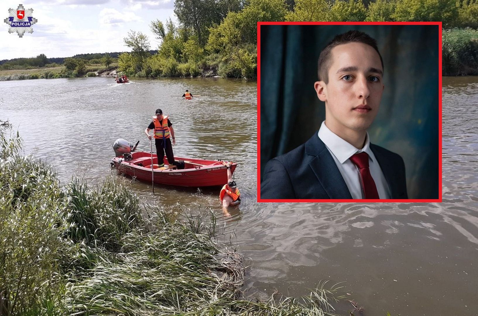Szukają 20-letniego studenta. Nad rzeką znaleziono jego rzeczy
