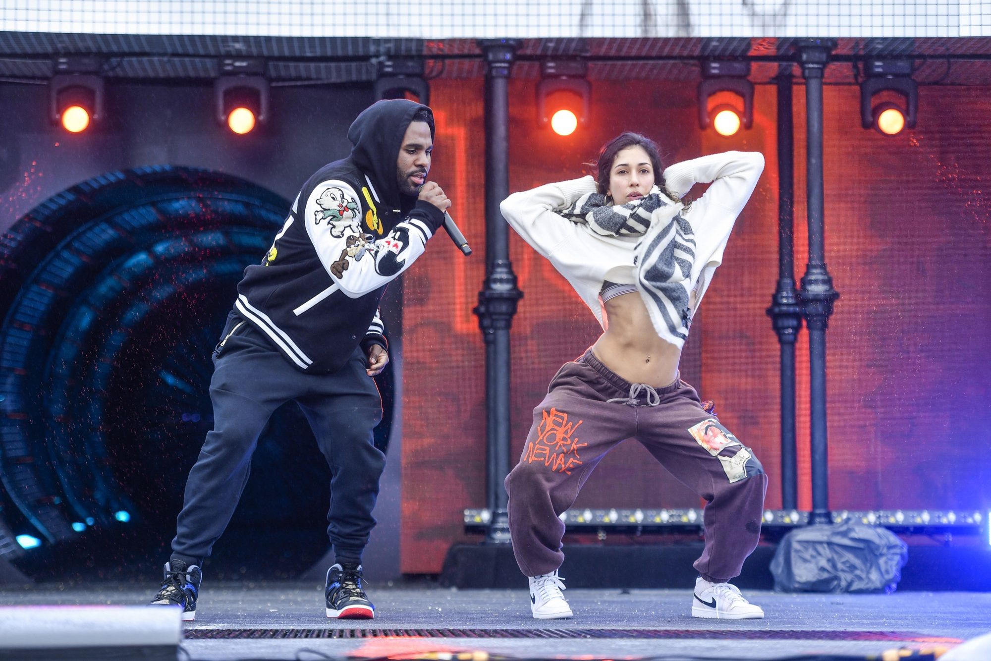 Próba Jasona Derulo przed występem na Sylwestrze Marzeń z Dwójką TVP w Zakopanem