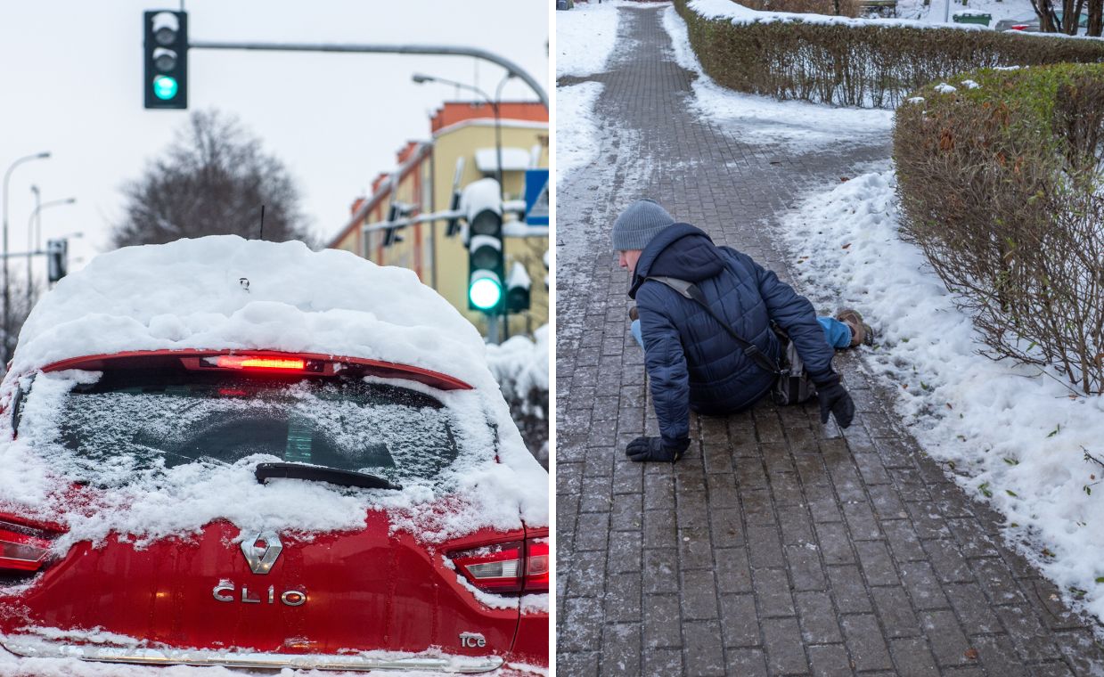  Gołoledź na drogach i chodnikach