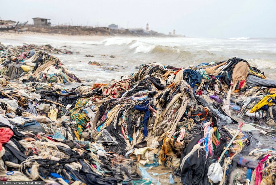 Ghana śmieci ubrania