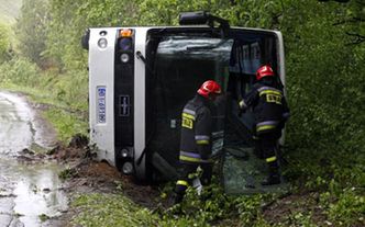 Czechy: Groźny wypadek polskiego autokaru