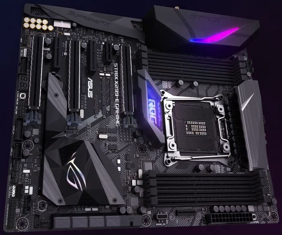 ASUS ROG Strix X299-E: płyta główna z chipsetem X299 ujawniona przed premierą