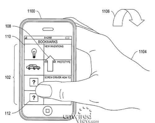 Patent Apple na kontrolę interfejsu ruchem