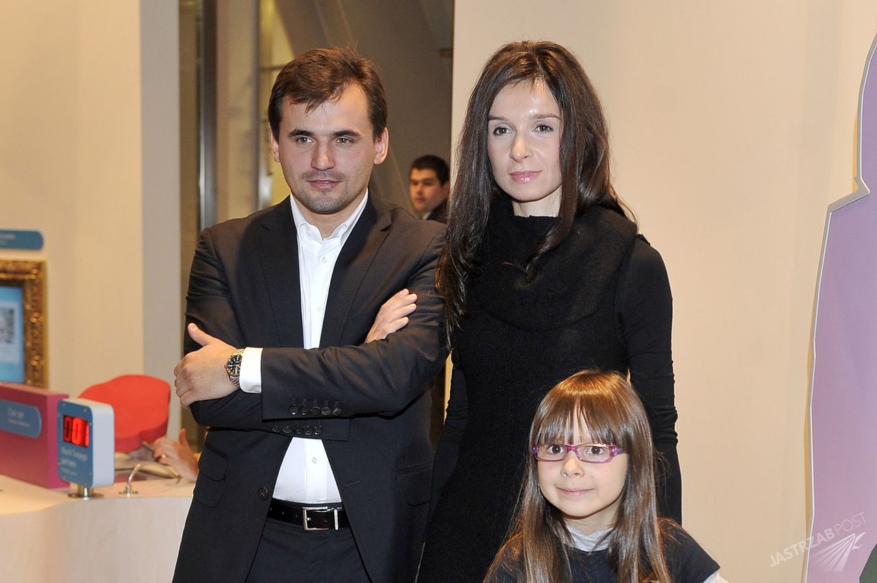 Marcin Dubieniecki i Marta Kaczyńska z dziećmi