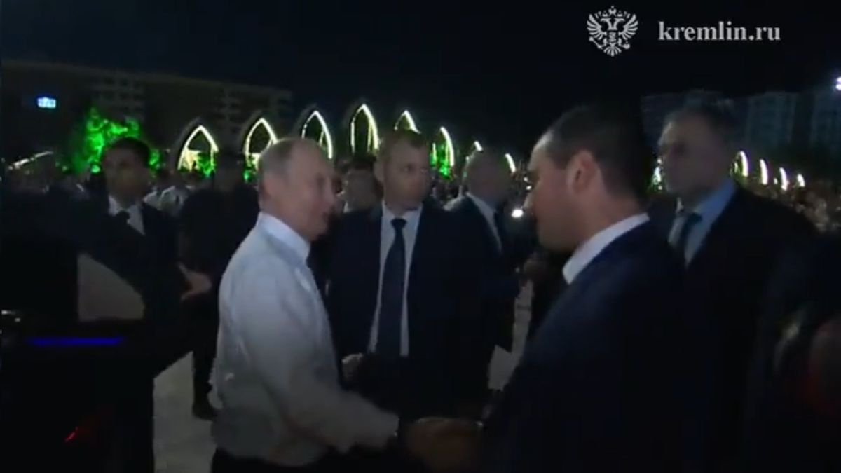 Sobowtór Putina w Dagestanie