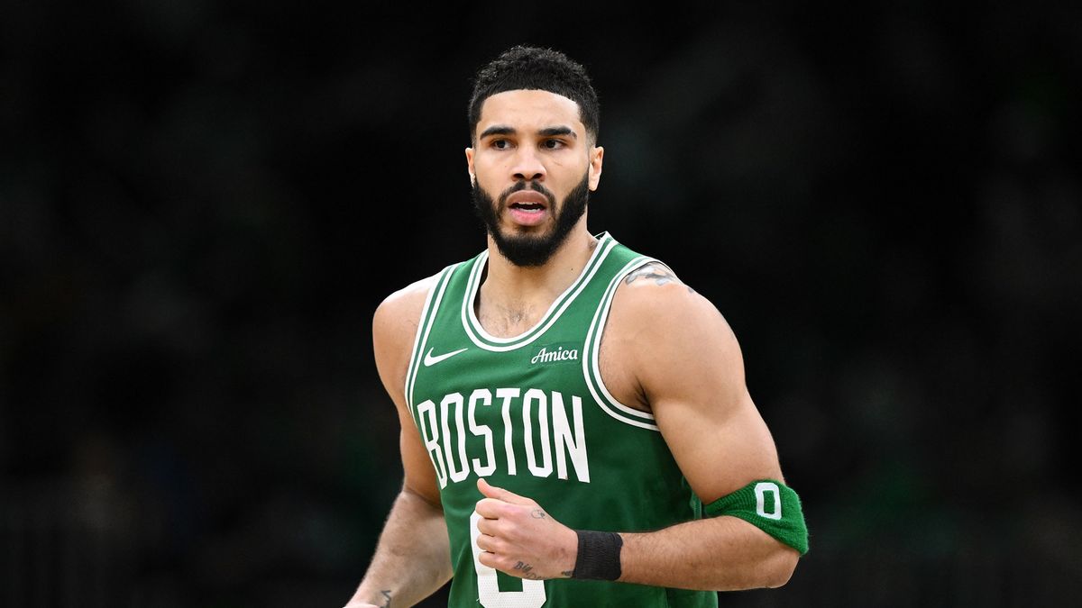 Getty Images / Brian Fluharty / Na zdjęciu: Jayson Tatum.