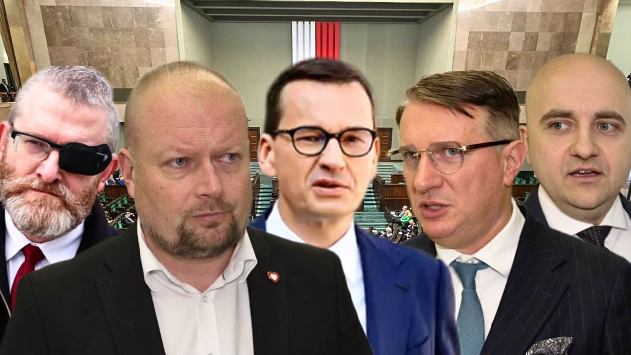 Konfederacja dogania PiS. Morawiecki odejdzie do KO? "Mógłby dogadać się z Tuskiem"