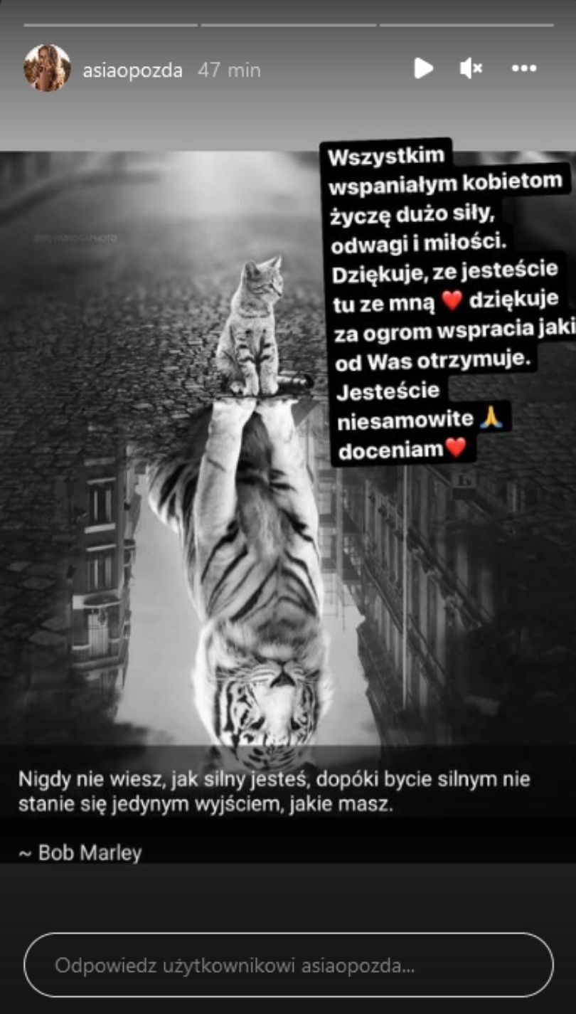 Joanna Opozda dziękuje kobietom za wsparcie i publikuje nowe zdjęcie z synem