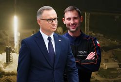 "Lećcie z Panem Bogiem!". Duda reaguje na start polskiego astronauty