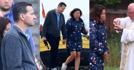 Tak Mateusz Morawiecki spędza z żoną czas nad morzem: msza, przyjęcie komunii świętej i spacer po plaży (ZDJĘCIA)
