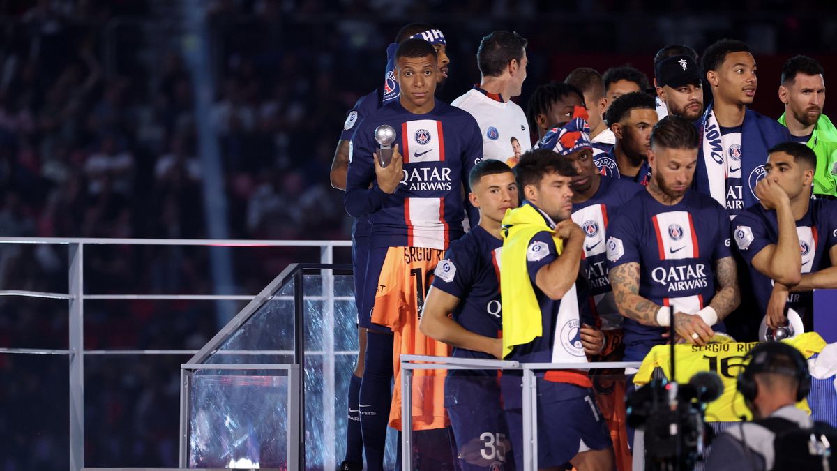 Getty Images / Xavier Laine / Na zdjęciu: piłkarze Paris Saint-Germain