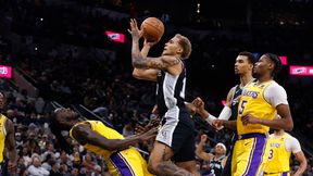 Spurs rzucili wyzwanie Lakers. Mało skuteczny, ale wszechstronny Sochan