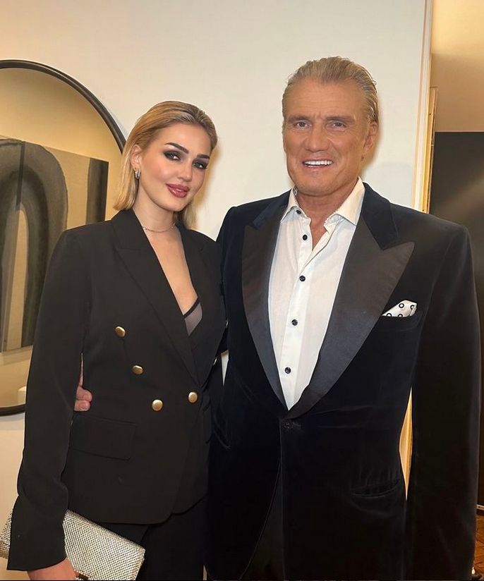Dolph Lundgren i Emma Krokdal
