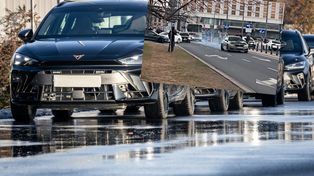 Nie wiedział, że obok stoi policja. Tego radiowozu się nie spodziewał