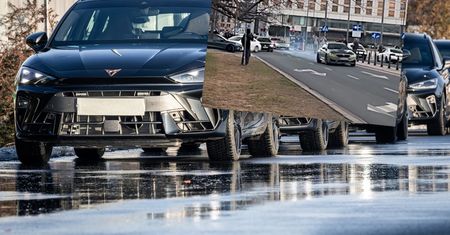 Nie wiedział, że obok stoi policja. Tego radiowozu się nie spodziewał