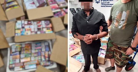 Obywatel Indii zatrzymany. Przewoził tysiące sztuk e-papierosów