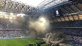 Kibole przerwali mecz Lech - Legia. Mamy zdjęcia ze stadionu w Poznaniu