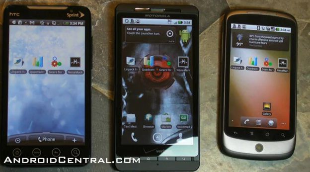 Motorola Droid X, HTC EVO 4G czy Nexus One z Froyo - porównanie wydajności [wideo] 1