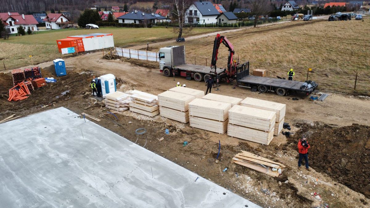 Budowa osiedla dla powodzian