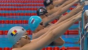 Finał na 100 m st. grzbietowym: Murphy pobił olimpijski rekord