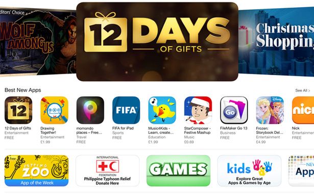 12 Days of Gifts już w App Store. Czy Apple zaskoczy w tym roku dobrymi prezentami?
