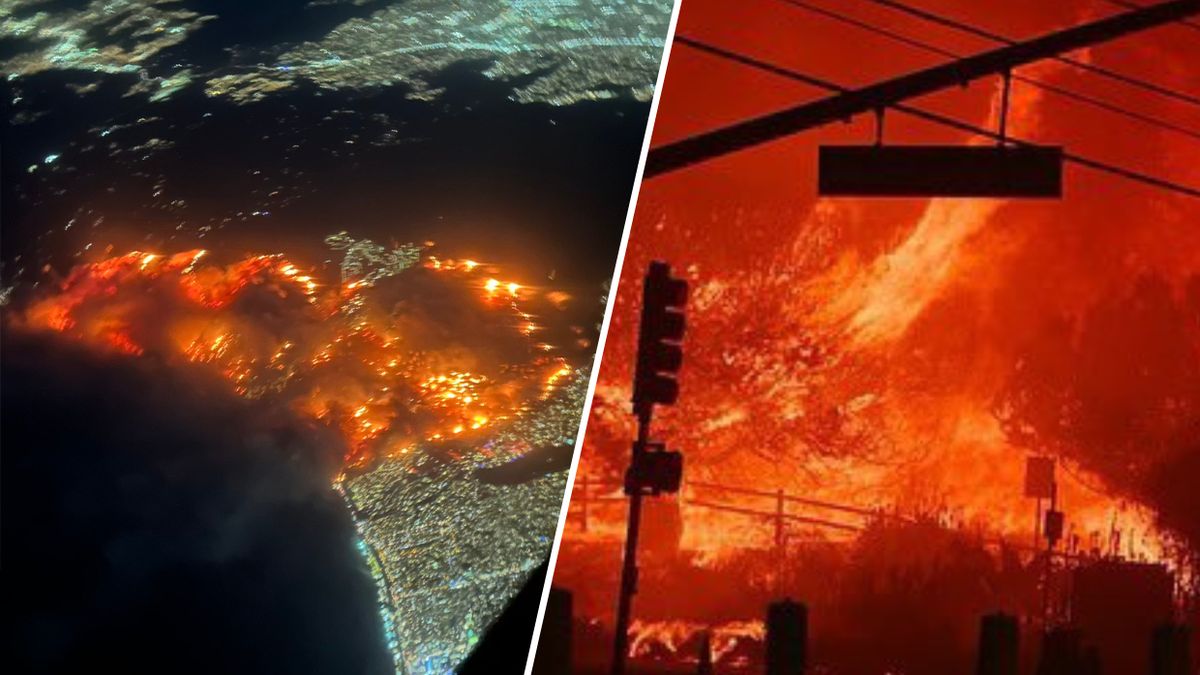 Potężny pożar w Los Angeles