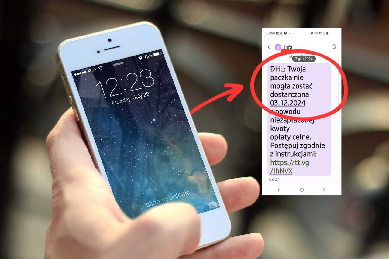 Czytelnik dostał fałszywy SMS