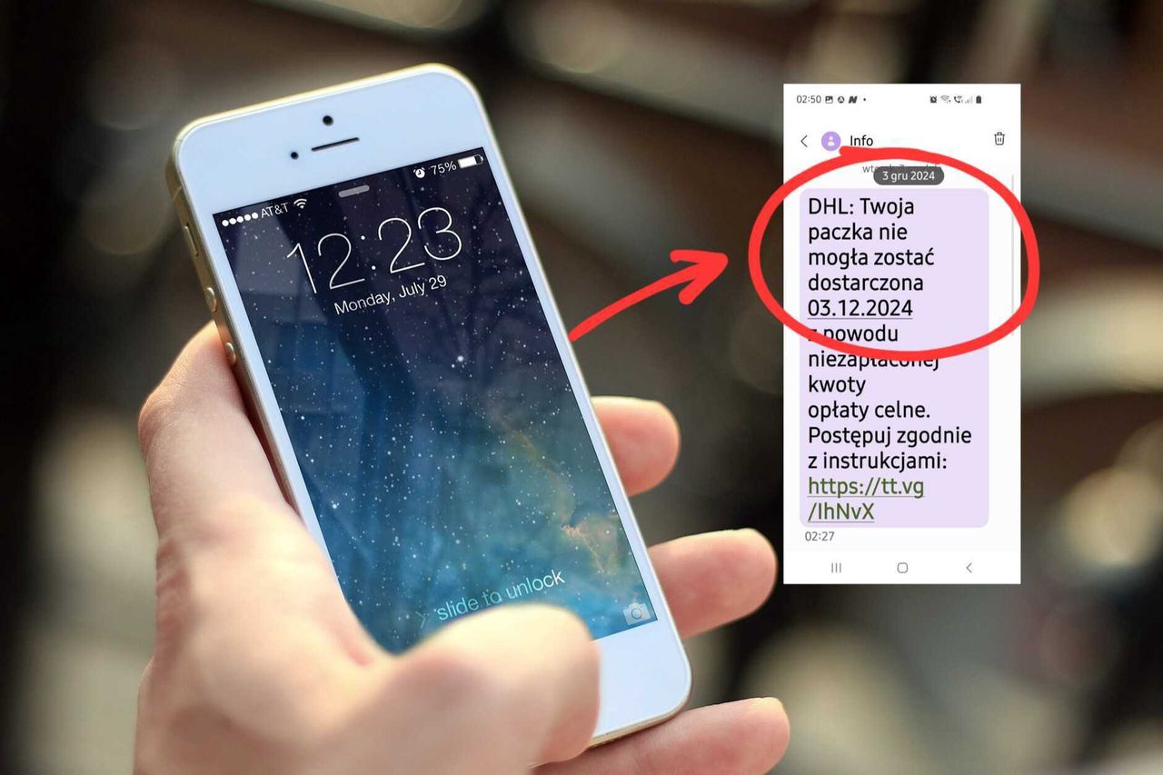 Czytelnik dostał SMS o paczce. "Nie mogła zostać dostarczona"