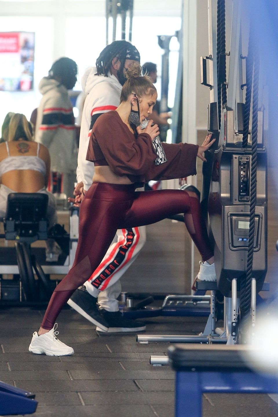 Jennifer Lopez na siłowni