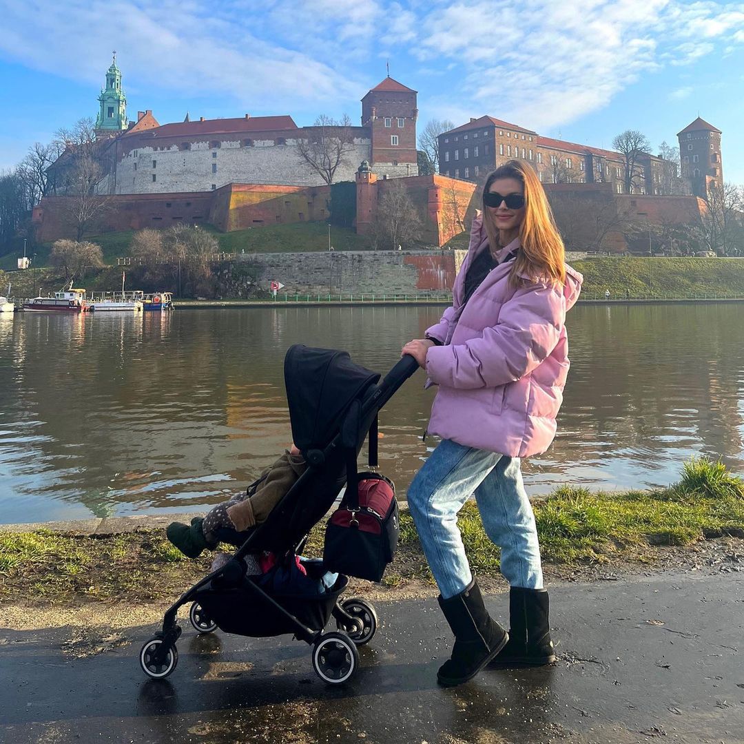 Joanna Opozda z synkiem