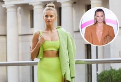 Karolina Pisarek w cielistym topie