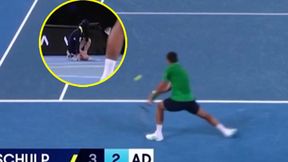 Fura szczęścia. Djoković o krok od wyrzucenia z turnieju. Jest nagranie