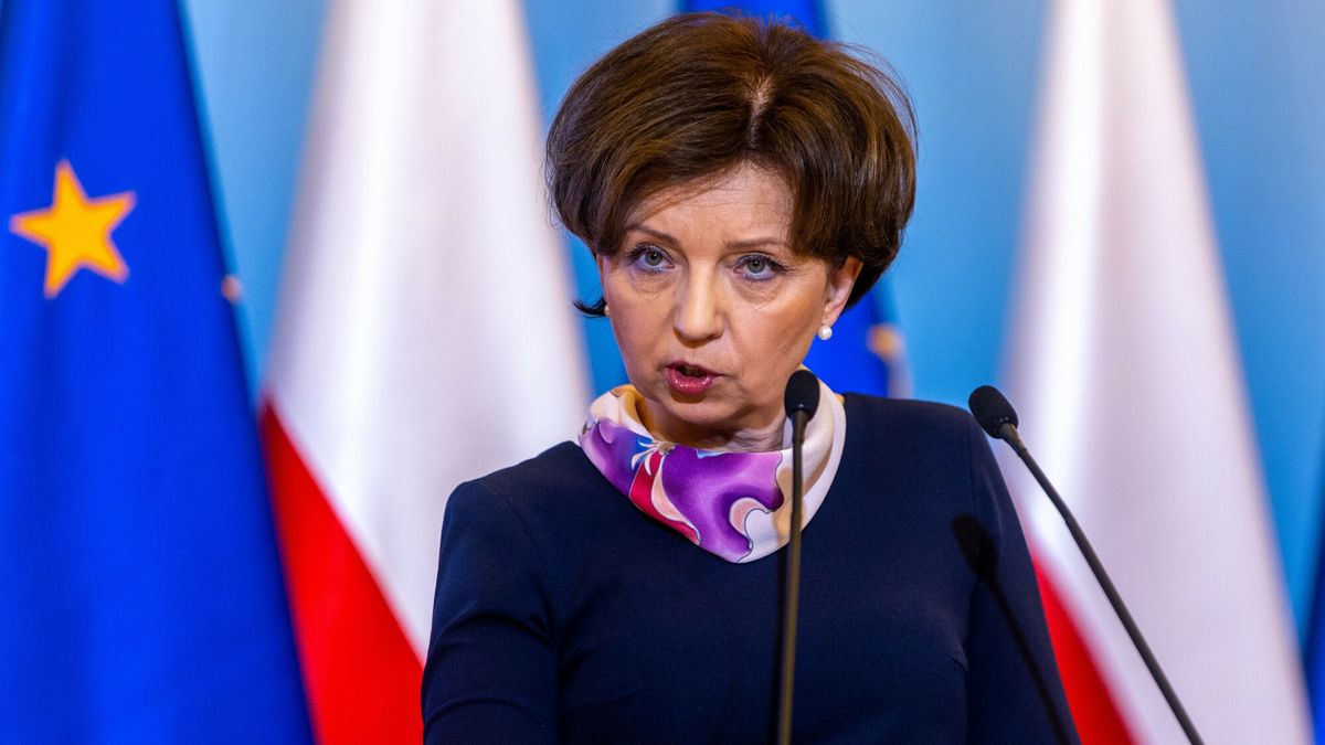 Minister rodziny i polityki społecznej Marlena Maląg
