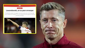 "Najgorszy w karierze". Dziennik z Madrytu wypomniał to Lewandowskiemu