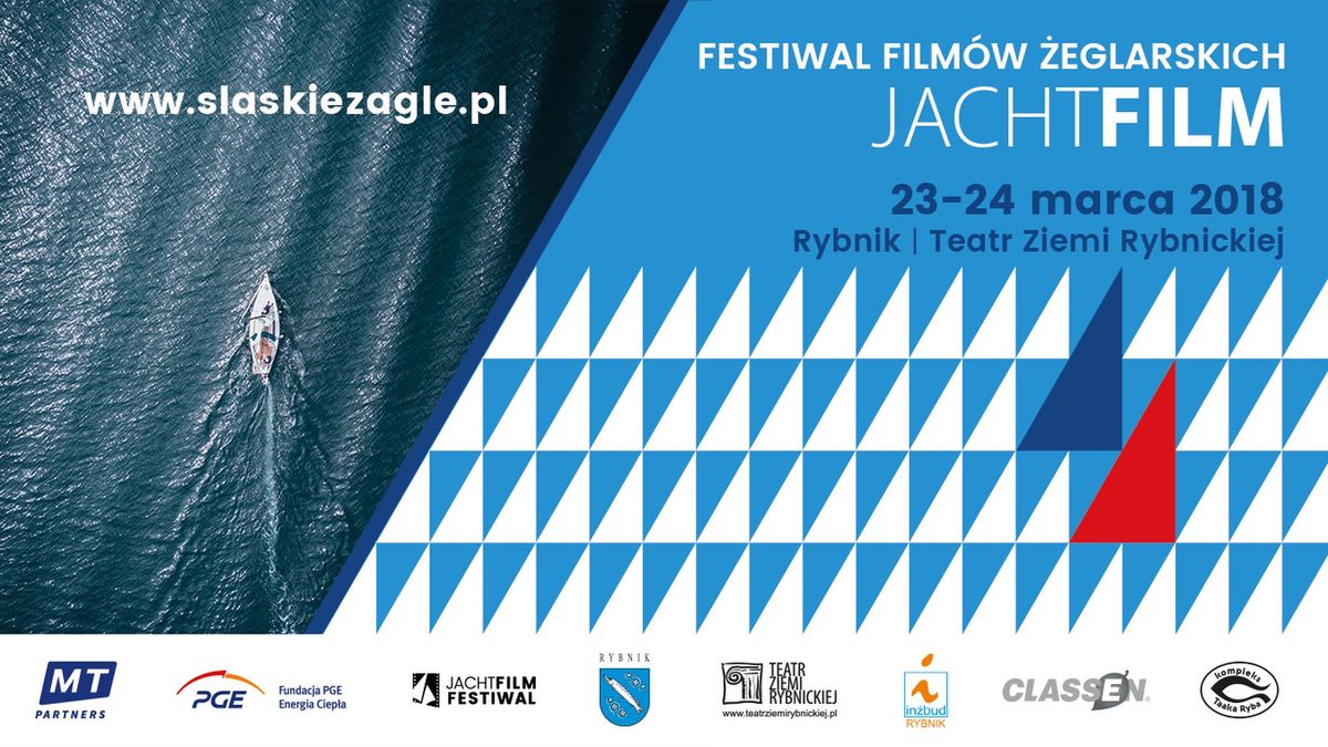 Plakat Festiwalu JachtFilm w Rybniku