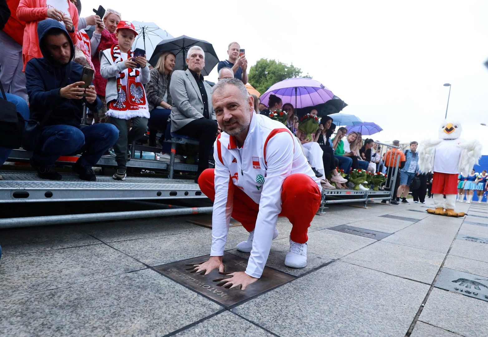 Aleja Gwiazd Siatkówki w Katowicach wzbogaciła się dzisiaj o sześć kolejnych tablic