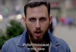 "Polacy, nigdy nie pozwolimy wam negować Holokaustu". Nie tylko klip, w Tel Avivie billboardy