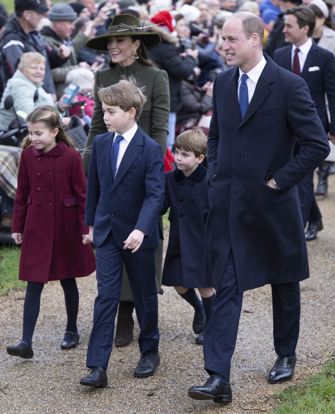 Kate Middleton i książę William z dziećmi