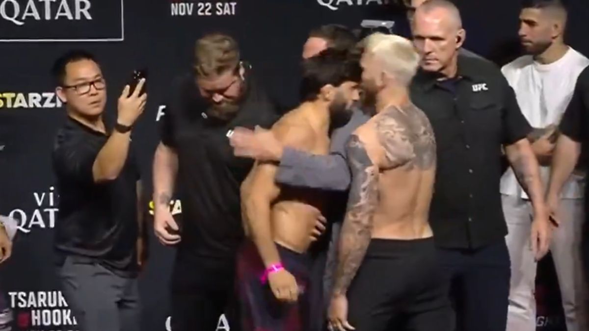 Twitter / UFC / Na zdjęciu: Arman Carukjan i Dan Hooker