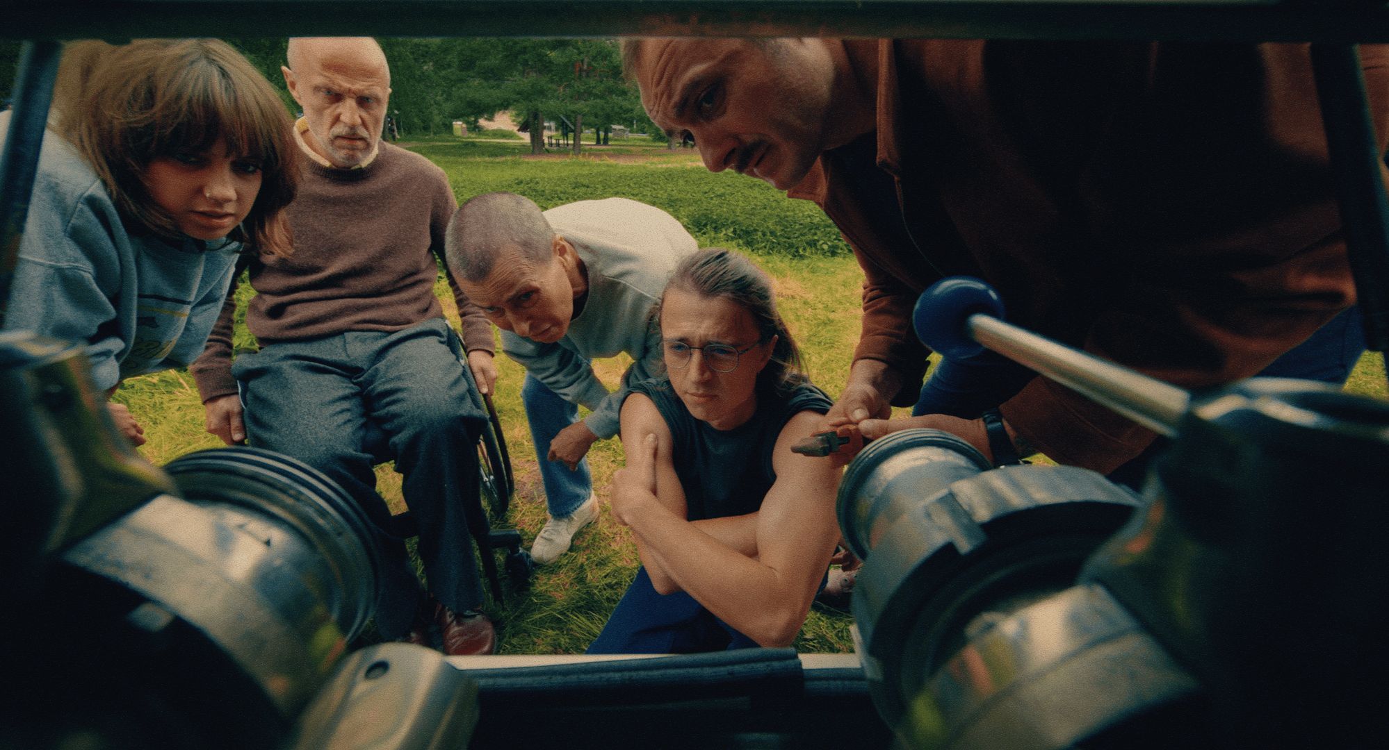 Zdjęcia z planu filmu "Drużyna A(A)"
