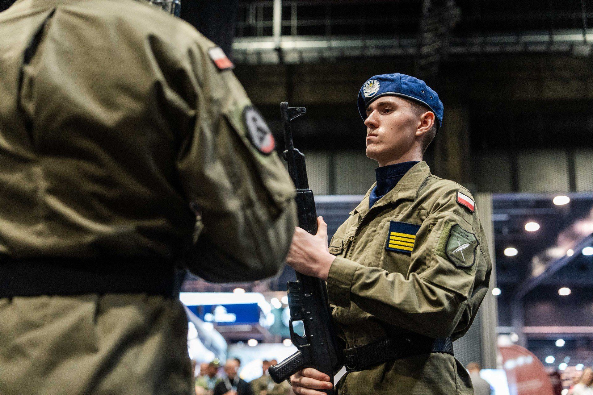 Pokaz musztry w czasie Targów Baltexpo