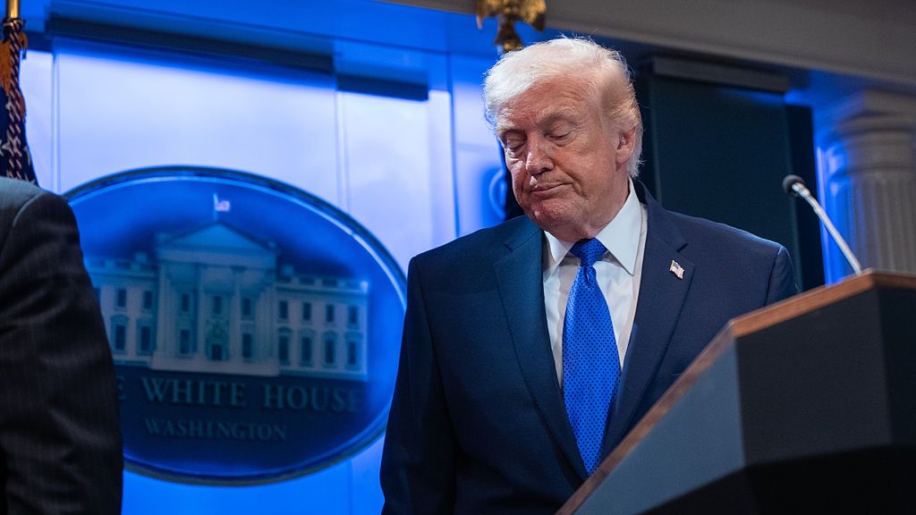 President Trump Holds Press Briefing On Supreme Court's Decision To Strike Down His Global Tariffs
WASHINGTON, DC - FEBRUARY 20: U.S. President Donald Trump answers questions during a press briefing held at the White House February 20, 2026 in Washington, DC. The U.S. Supreme Court today ruled against Trump's use of emergency powers to implement international trade tariffs, a central portion of the administration's core economic policy.(Photo by Aaron Schwartz/Getty Images)
Aaron Schwartz
bestof, topix