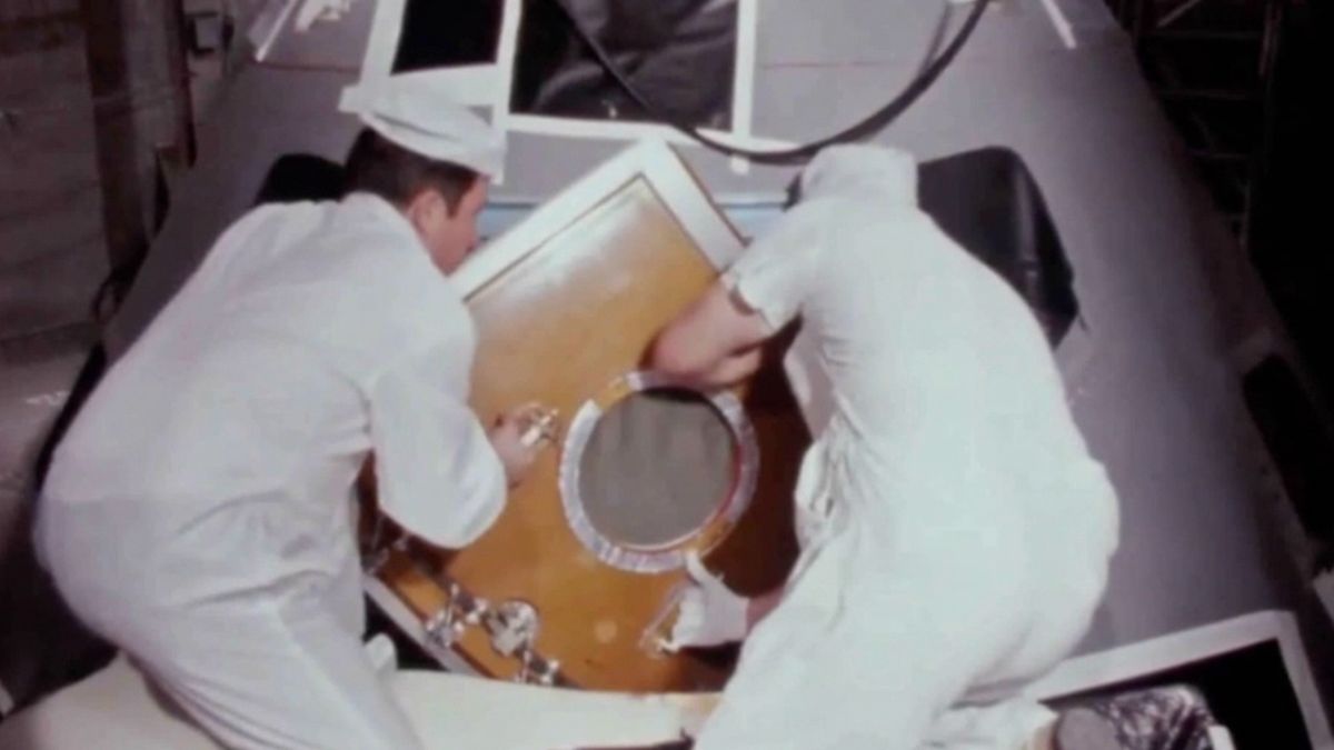 Kadr z filmu "Lądowanie na Księżycu: Historia Prawdziwa"