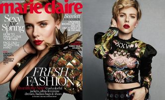 Scarlett Johansson na okładce "Marie Claire"