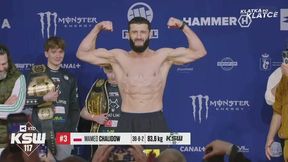 Mamed Chalidow zaskoczył na ważeniu! Legenda KSW lżejsza od limitu