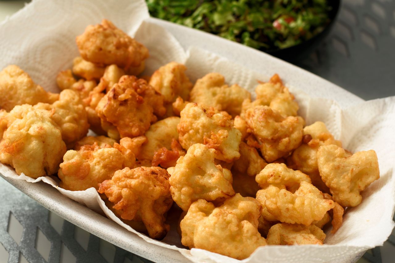 Cauliflower is perfect for a snack.