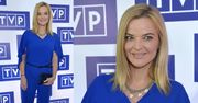 Niebieska Zamachowska na prezentacji ramówki TVP!