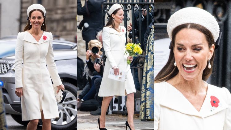 Kate Middleton zadaje szyku na nabożeństwie