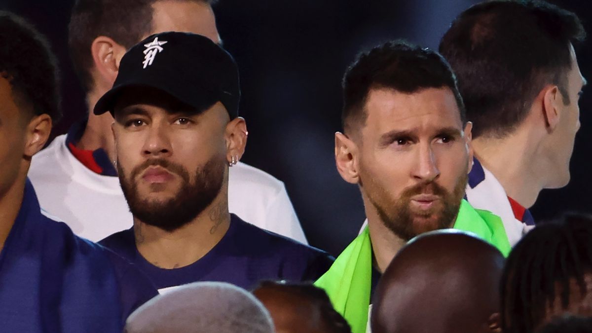 Neymar i Leo Messi w barwach PSG